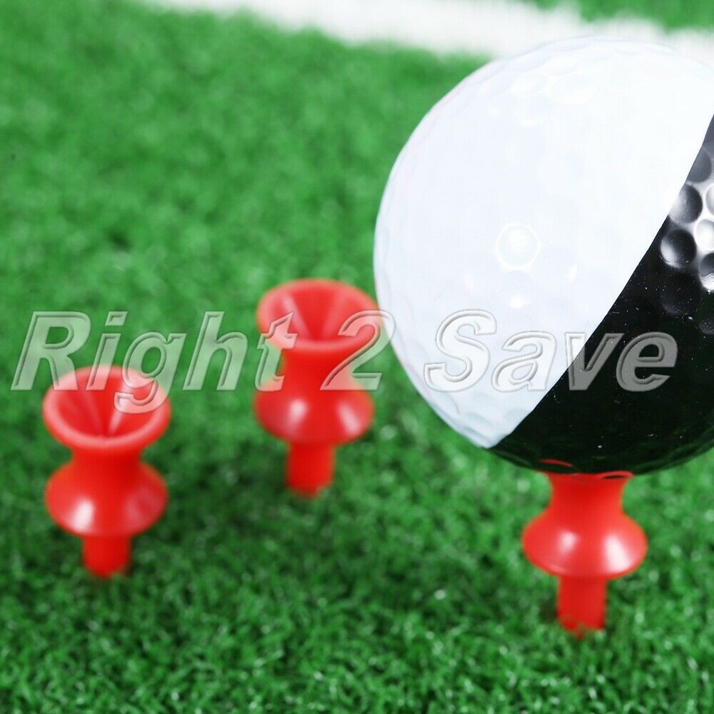 100Pcs/bag 31mm Plastic Durable Golf Ball Step Tees Driver Castle Plastic Tees