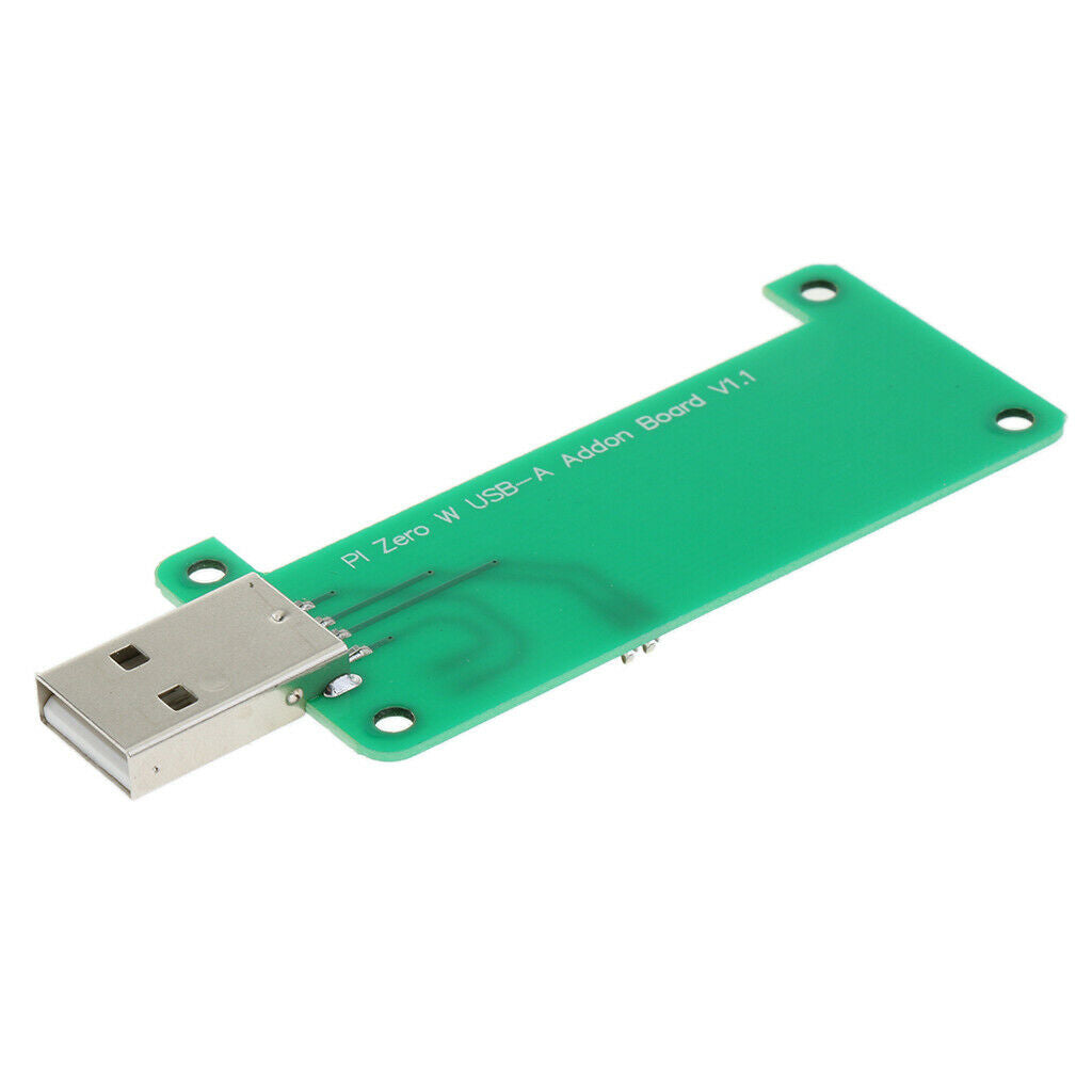 Raspberry Pi Zero W USB-A Addon Board with Protective Acrylic Clear Case