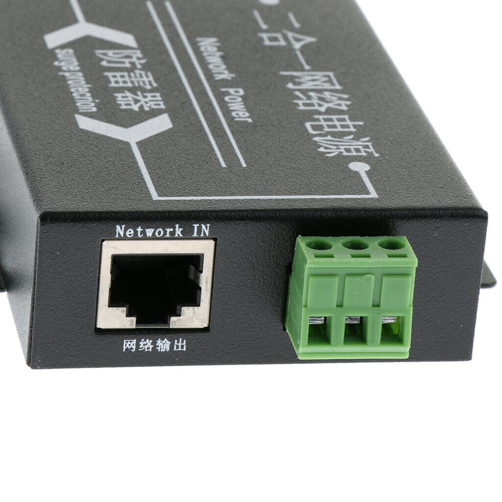 2-in-1 Power RJ45 Ethernet Surge Protector Device   Arrester