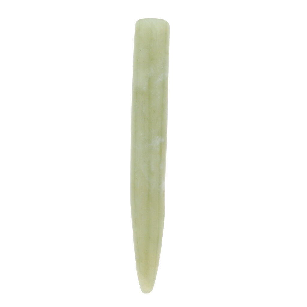 Natural Hsiuyen Jade GuaSha Scraping Massage Tools for SPA Acupuncture - as