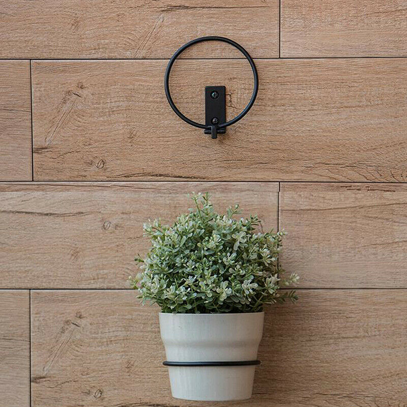 1PC Folding Flower Pot Trays Wall Mounted Wall Bracket Balcony Planter HolderDD
