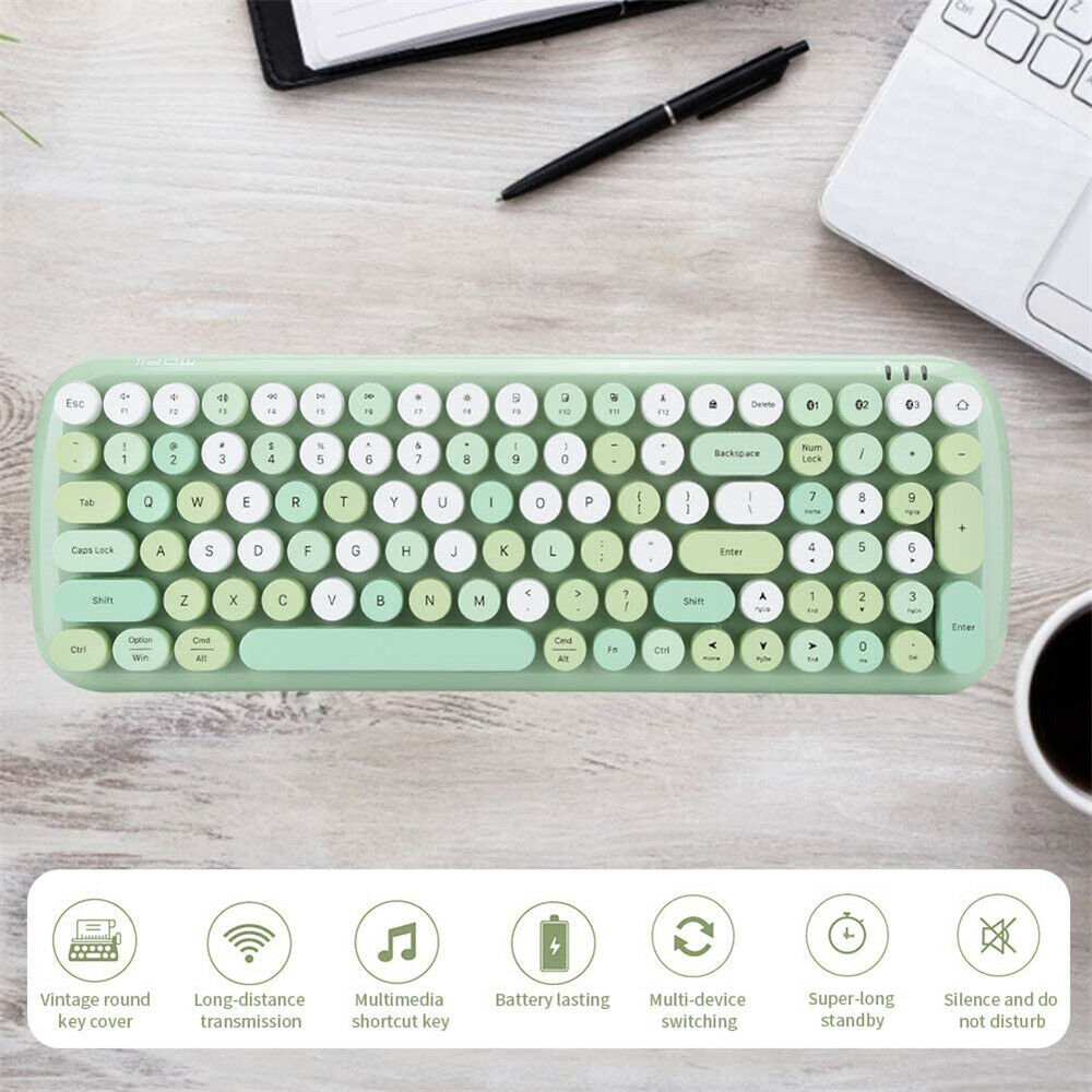 Ergonomic Wireless Computer Keyboard Keyboard for Bluetooth 5.1Wireless Keyboard