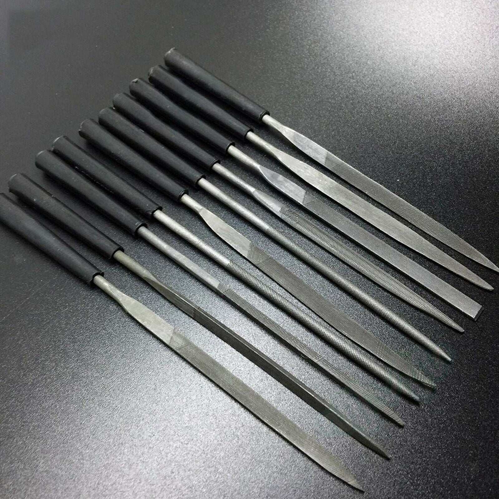 10 PCS Diamond  File Set for Guitar Frets Nut Soft Metal Wood And Plastic