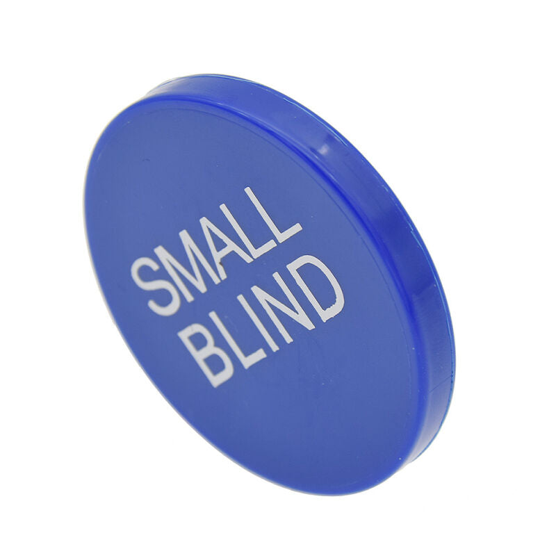 3 Pcs Poker Melamine Buttons Chips Small Blind Big Blind Dealer Game Supplies