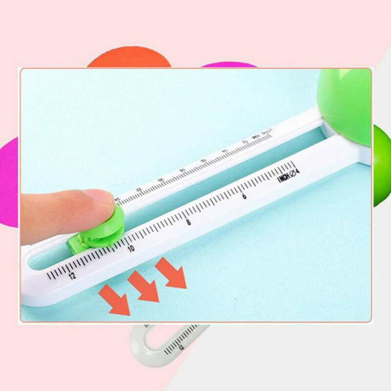 Simple Round Cutter Shear Patchwork Round Paper Clip Cutting Office Supplies