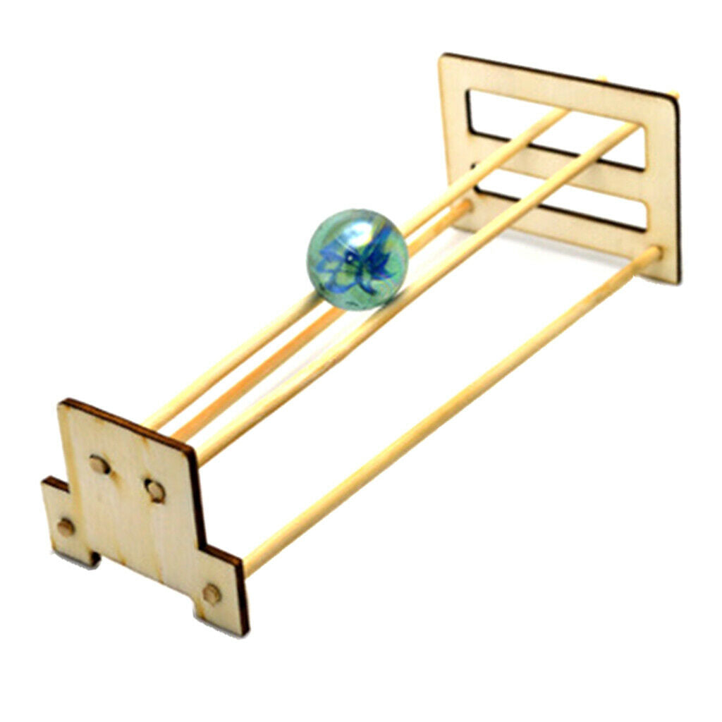 DIY Science Magic Slope of Roll Up Ball Physics Barycenter Experiments Toys