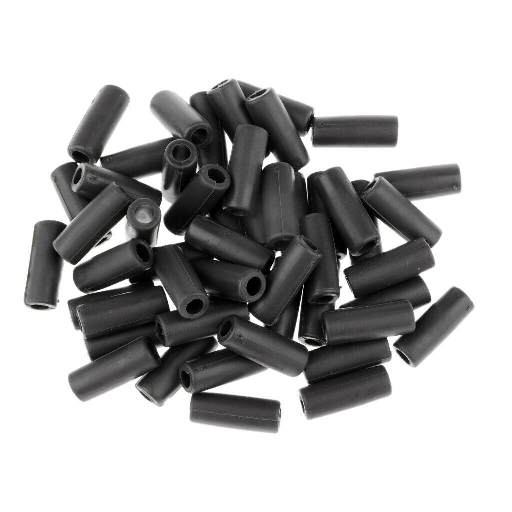 50pcs Soft Rubber Rig Sleeves Anti- Carp Fishing Rig Tube Accessories