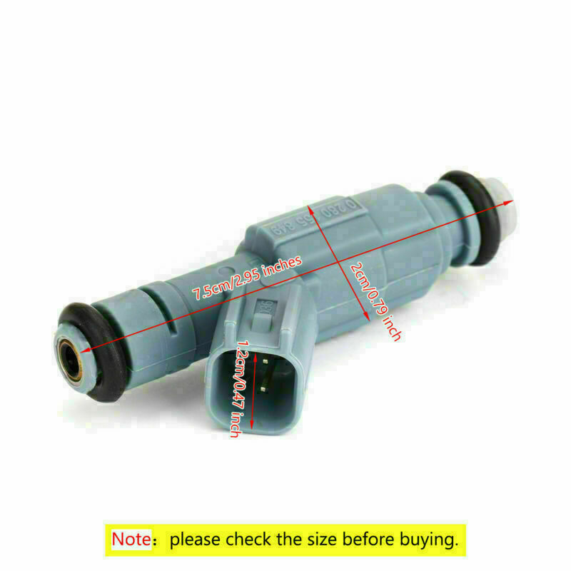 8PCS New Fuel Injectors For 2001-2007 Chrysler 4.7L V8 0280155849 C0 CN
