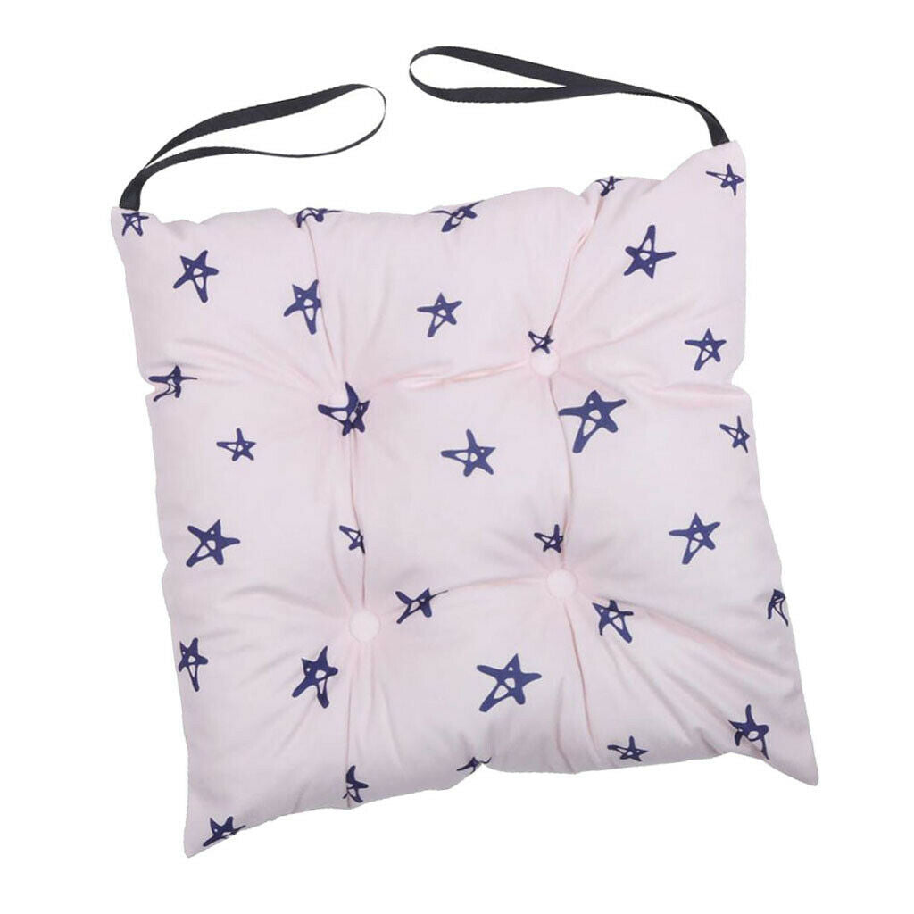 Square Floor Cushion with Straps, Tight Children's Chair Cushions for Safety,