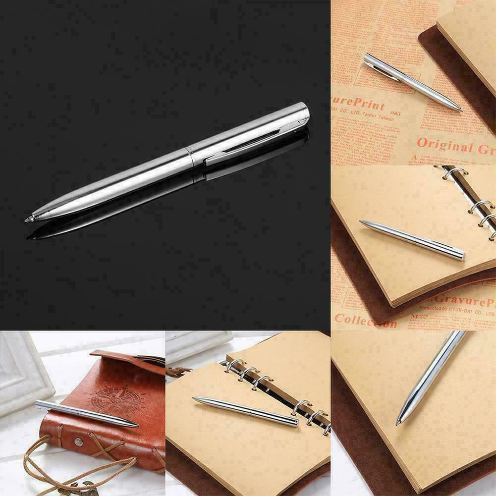 HOT Pocket-size Ballpoint Pen Metal Rotating Small Portable Oil Blue Cute Pen US