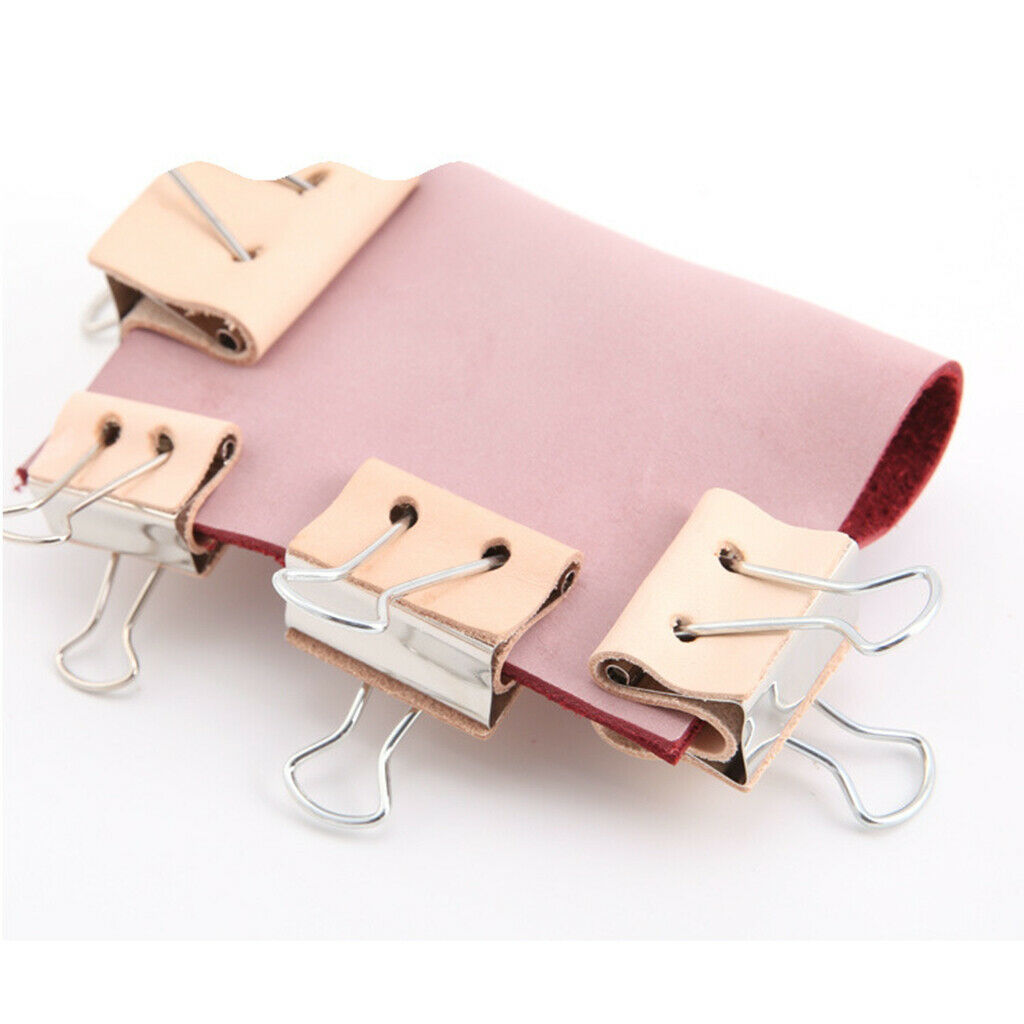 1 Piece Stainless Steel Binder Clips DIY LeatherCrafts Tools 26 x 16mm
