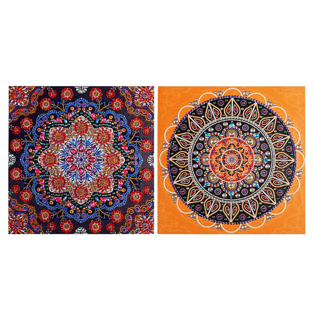 Special Shaped Flower Diamond Painting Kit Cross Stitch Kits DIY Gift Red