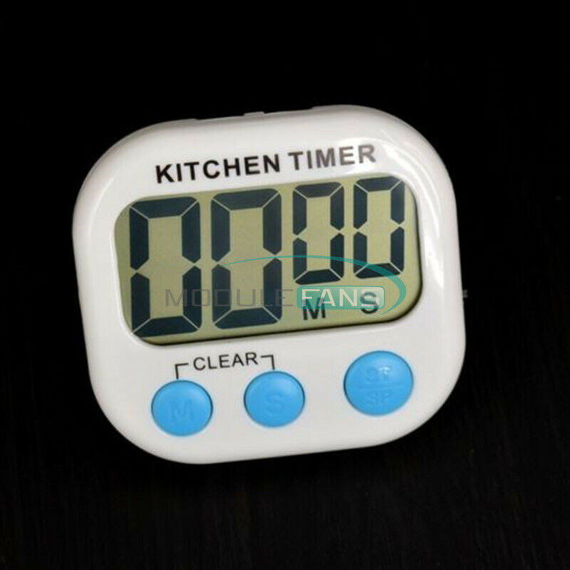 Large LCD Timer Kitchen Cooking Count-Down Up Loud Digital Alarm Magnetic