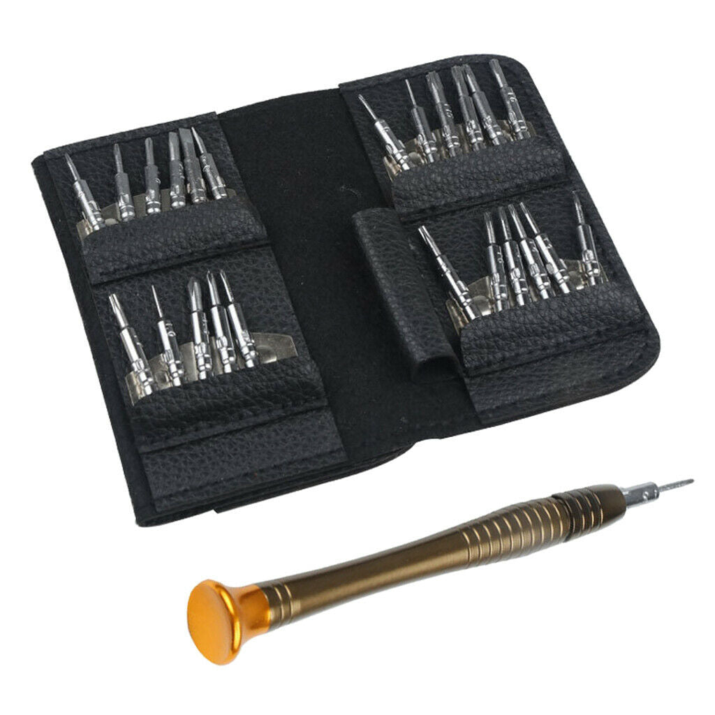 25 in 1 Mini Screwdriver Kit Sets for Watch Glasses Smartphone Laptop Watch