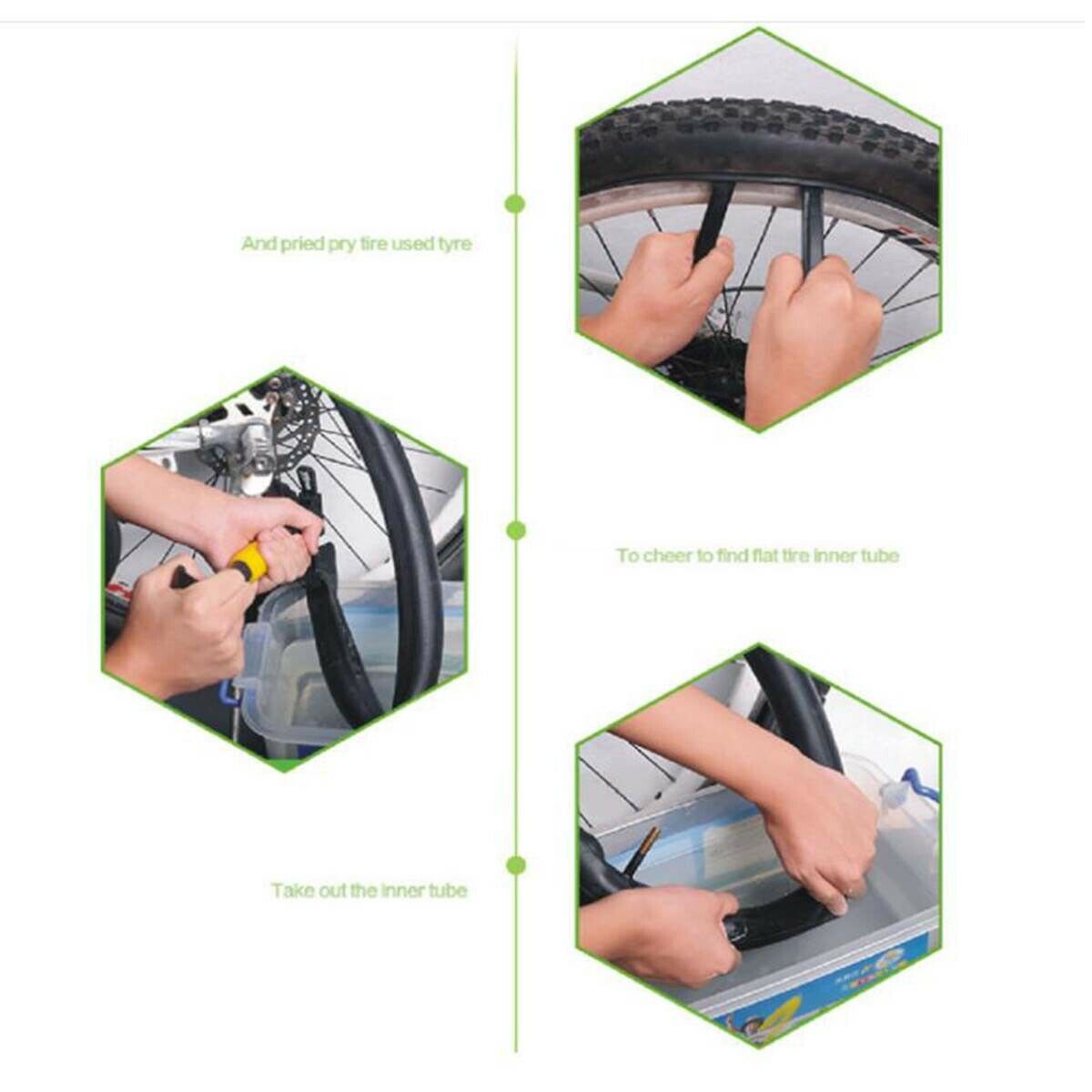 48pcs Rubber Patches Bicycle Motor Puncture Tube Inner Tire Tyre Bike Kit Repair