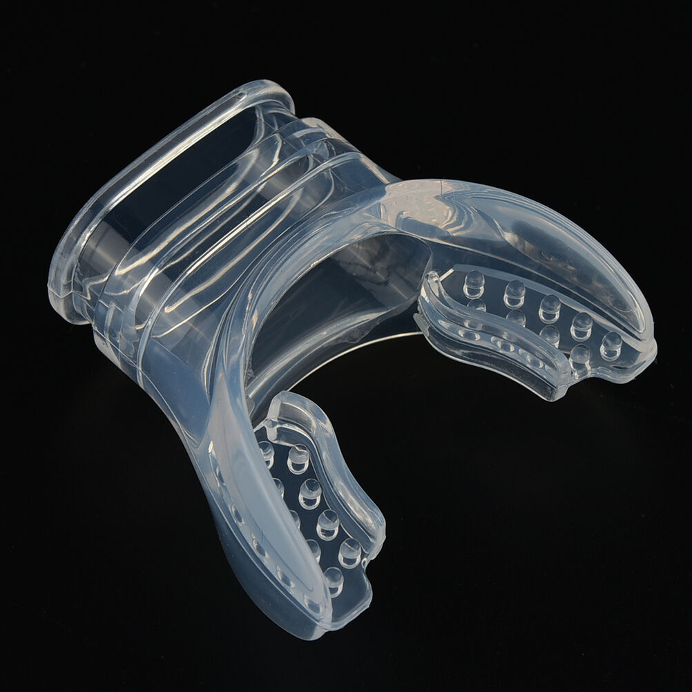 Transparent Silicone  Diving Dive Tube Snorkel Mouthpiece Regulato.l8