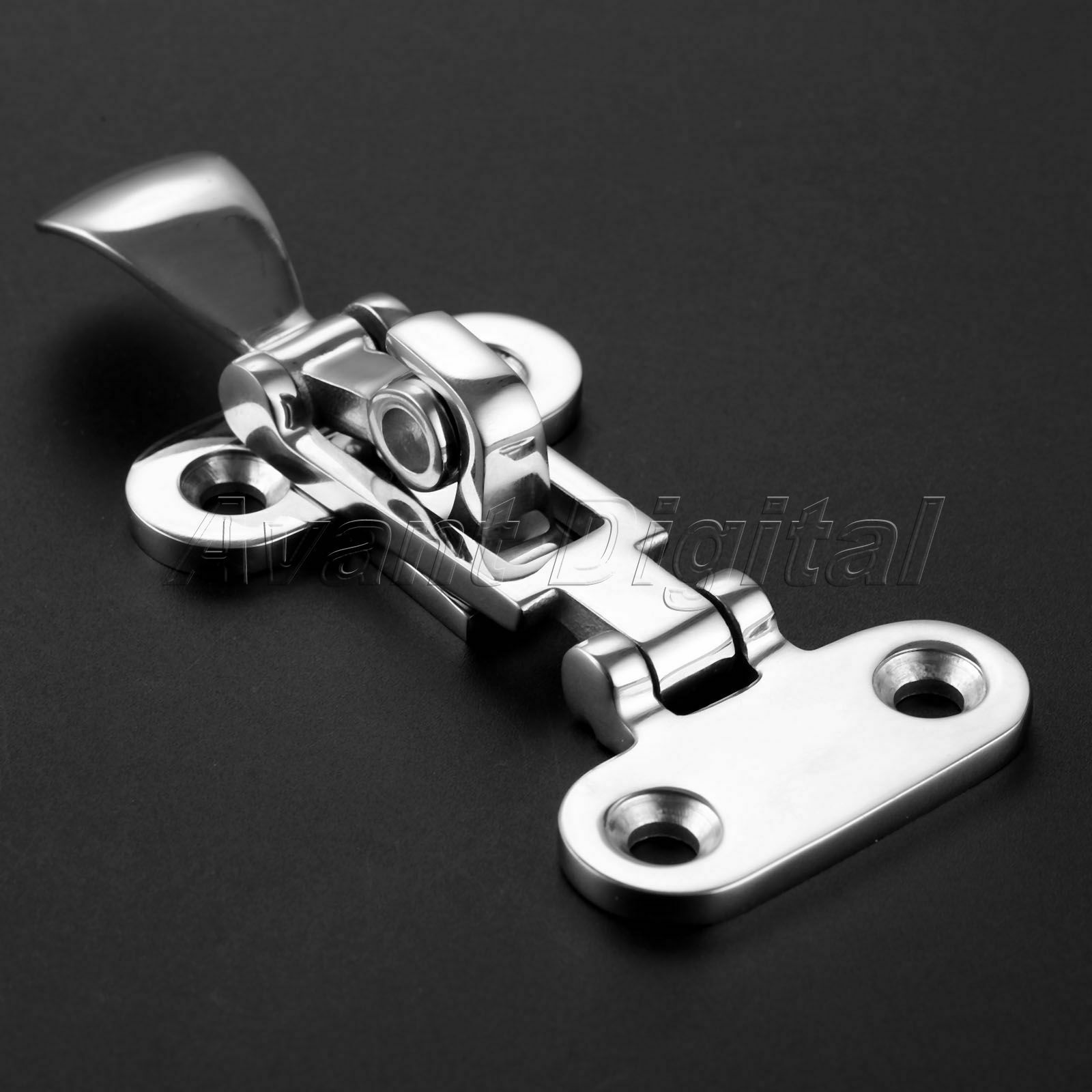 105x50mm 4.13x1.97" Stainless Steel 316 Boat Anti-Rattle Latch Fastener Buckles