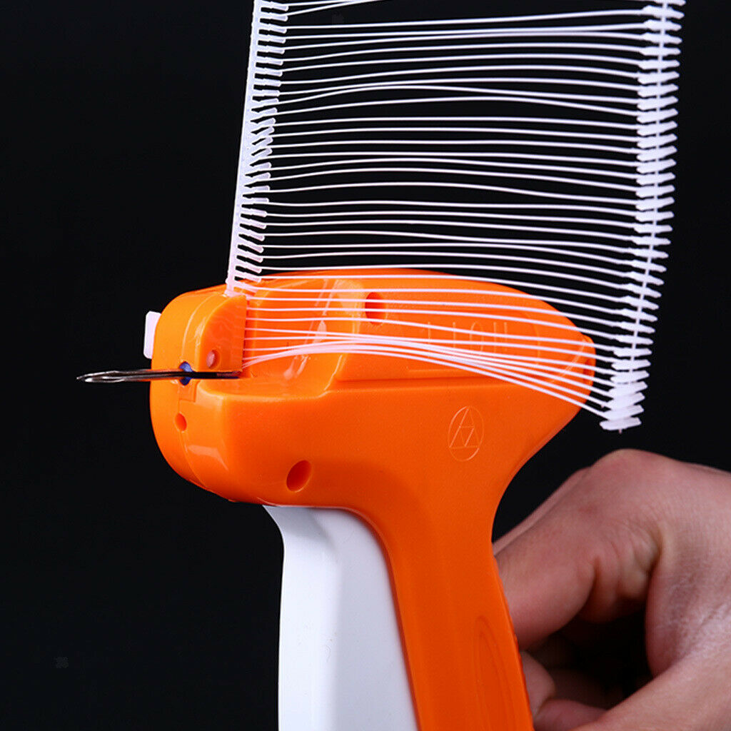 Garment Price Label Tagging Tag Gun + 5 Tagging Needles + 1000 Barbs Yellow