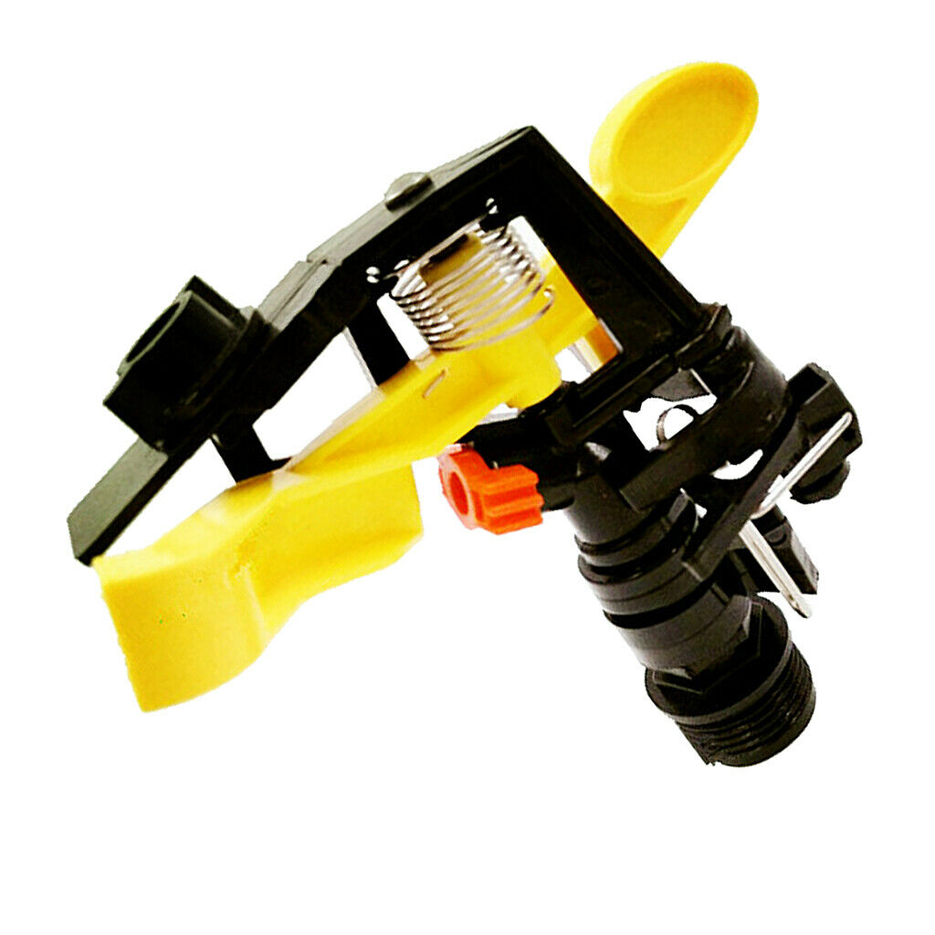 2x 3/4 "DN20 Plastic Sprinkler Head Adjustable Nozzle Lawn Irrigation Supplies