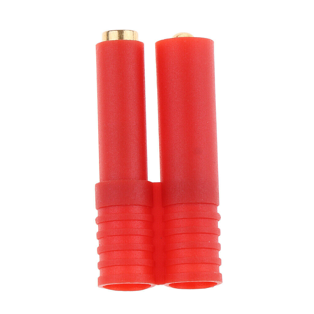 5x HXT Wireless Connectors, 4.0 mm 4mm Banana Bullet  (Male & Female) with Red