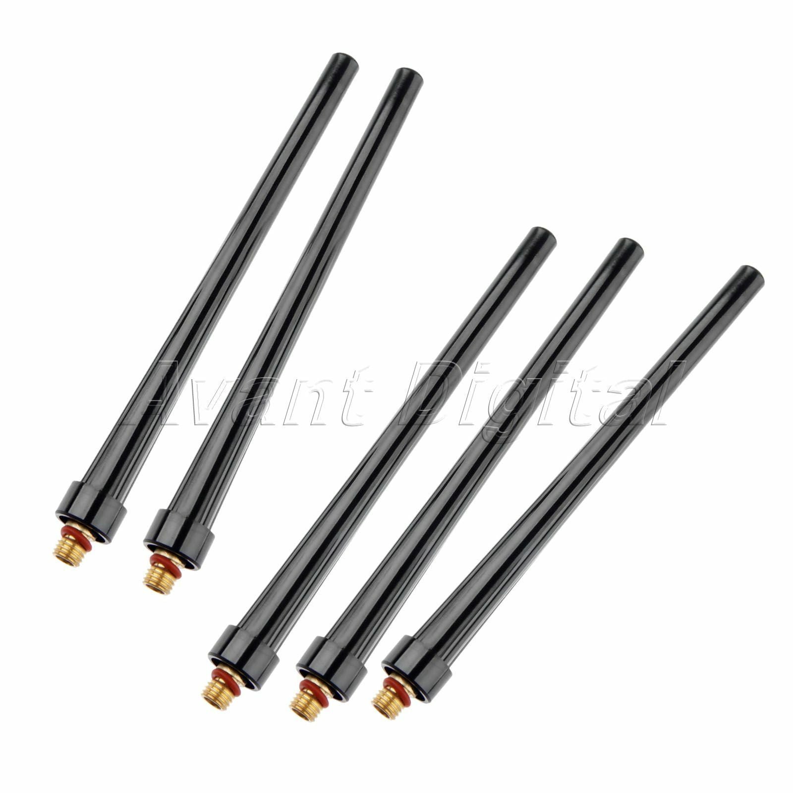 5pcs 41V24 Long Back Cup for WP-9 WP-20 WP-25 Tig Welding Torch Replacement Kit