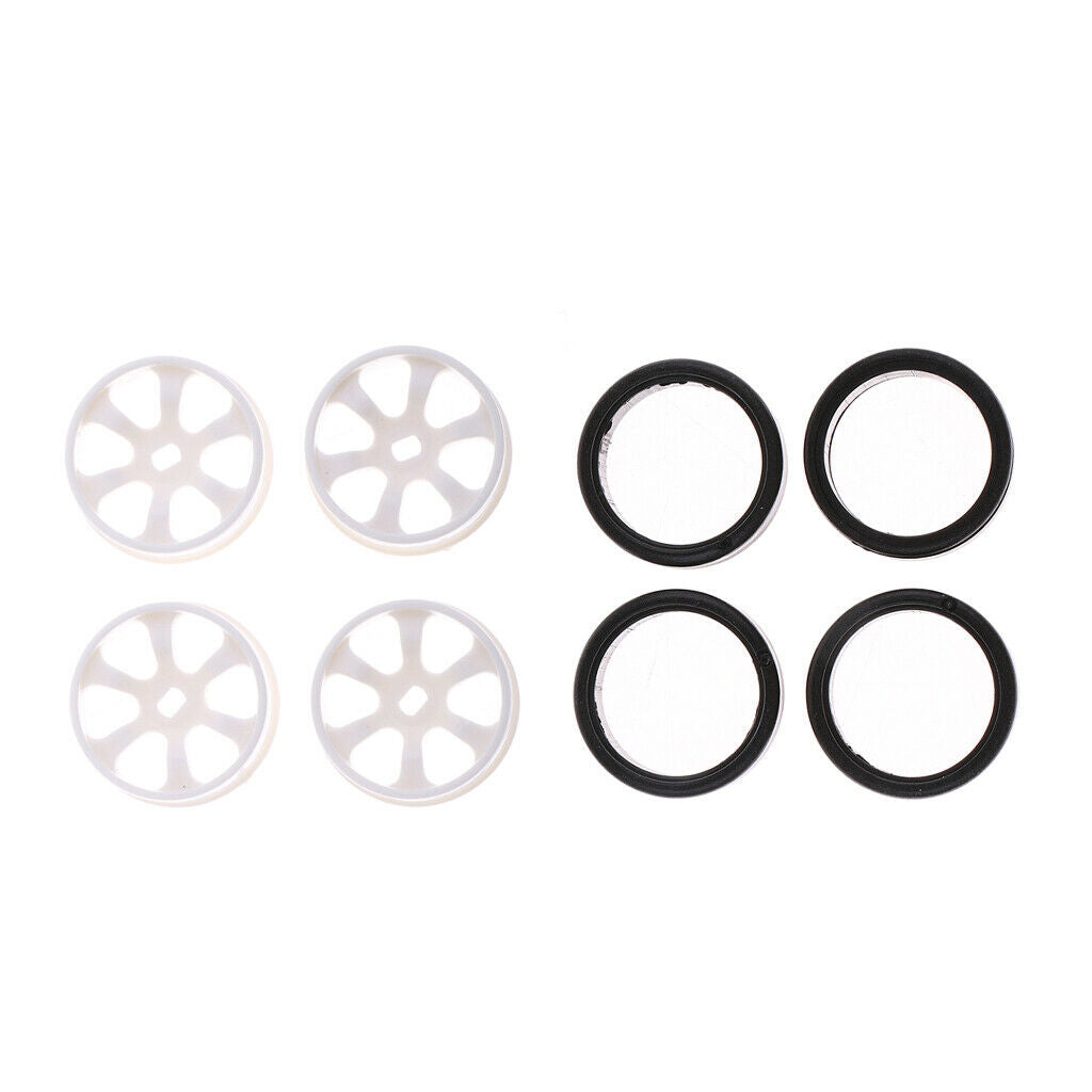 Wheel Rims Tires for 1/28 RC WLtoys K989 P929 Monster Truck Spare Parts