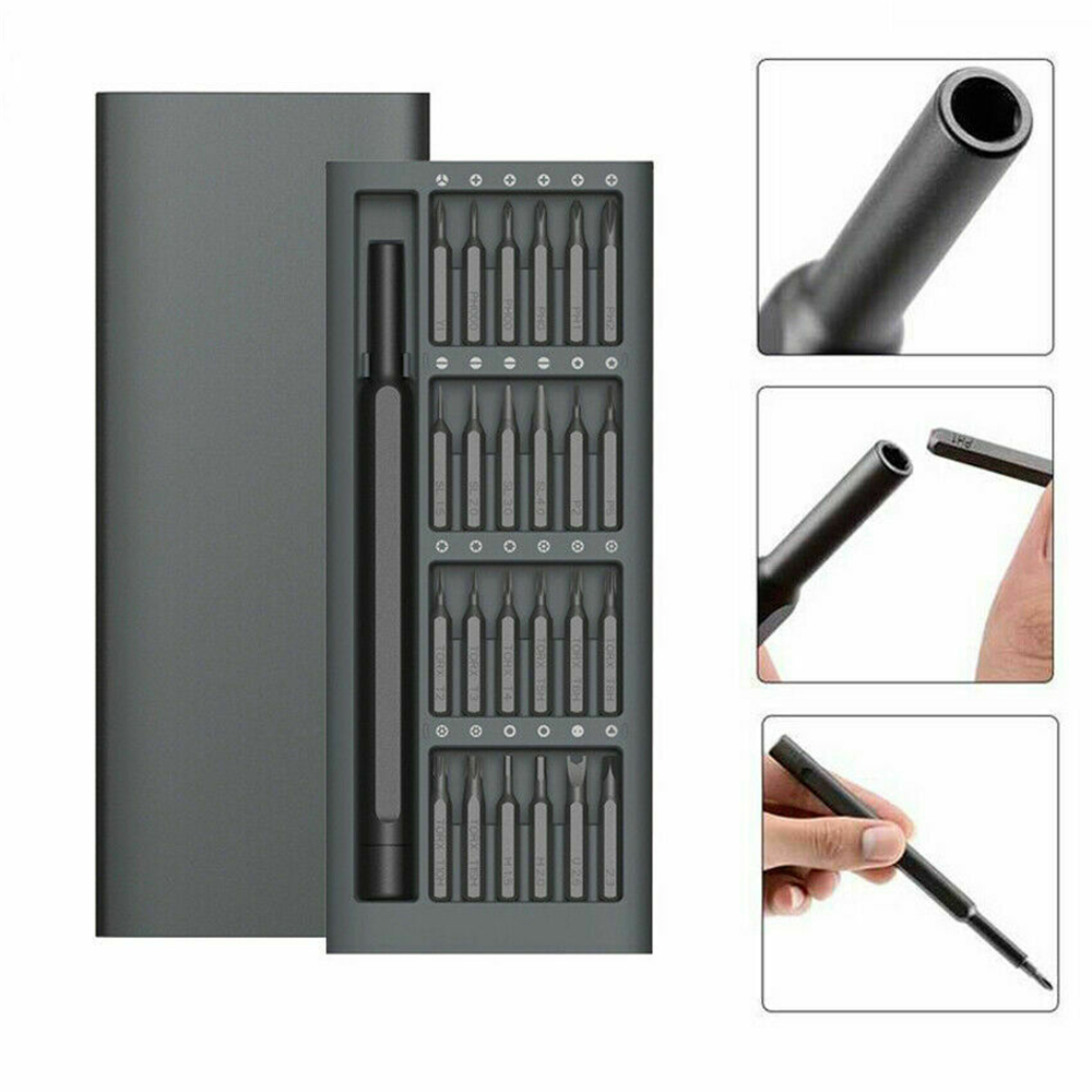 24 In 1 Precision Screwdriver Set, S2 Steel Mini Magnetic Bits, Professional Kit