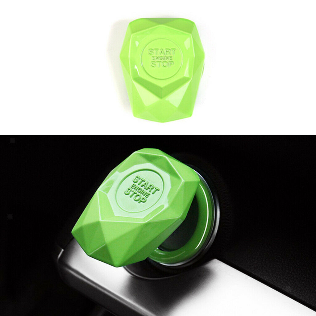 Metal Alloy Car Engine Push Button Protection Cover Start Stop Engine Decorative