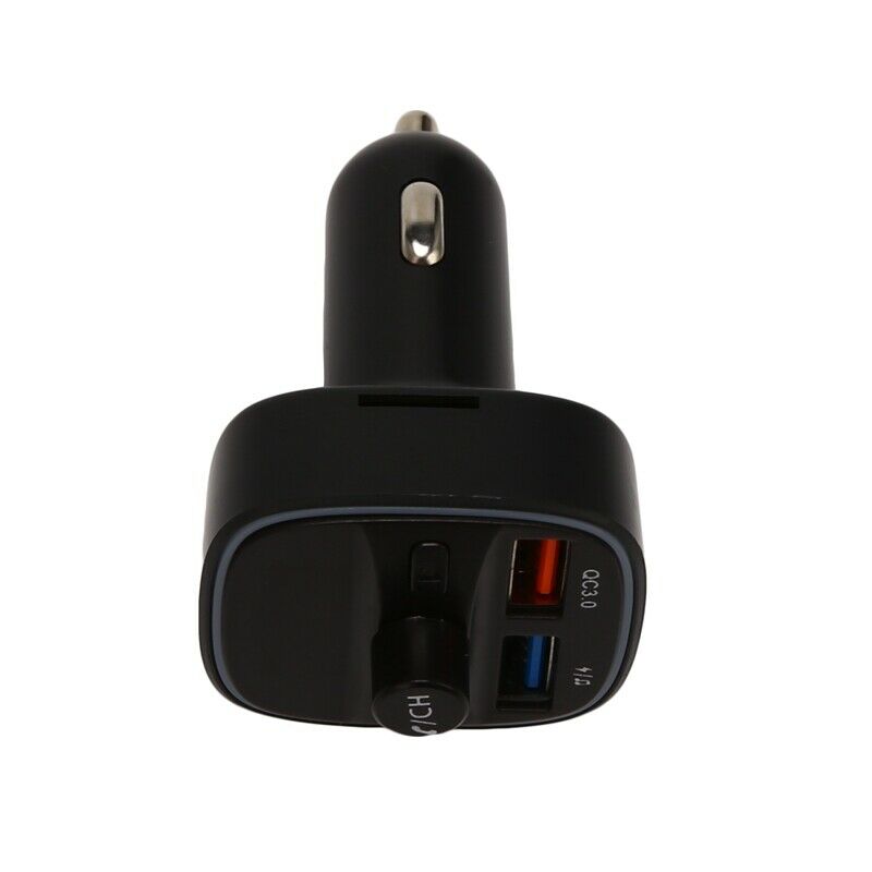 Bluetooth FM Transmitter Wireless Radio with QC3.0 Fast Charging Car Charger MU8