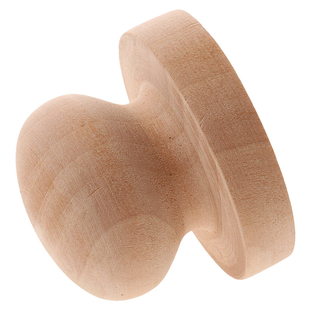 Unpainted 5cm Handmade Polished Rubber-stamp Handle DIY Wood Craft