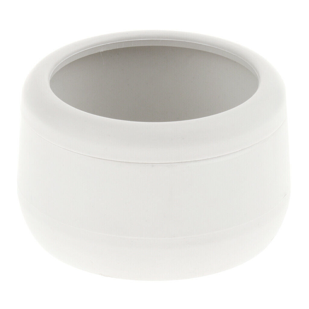Plastic Round Bird Parrot Aviary Pet Cage Water Food Feeder Feeding Bowl