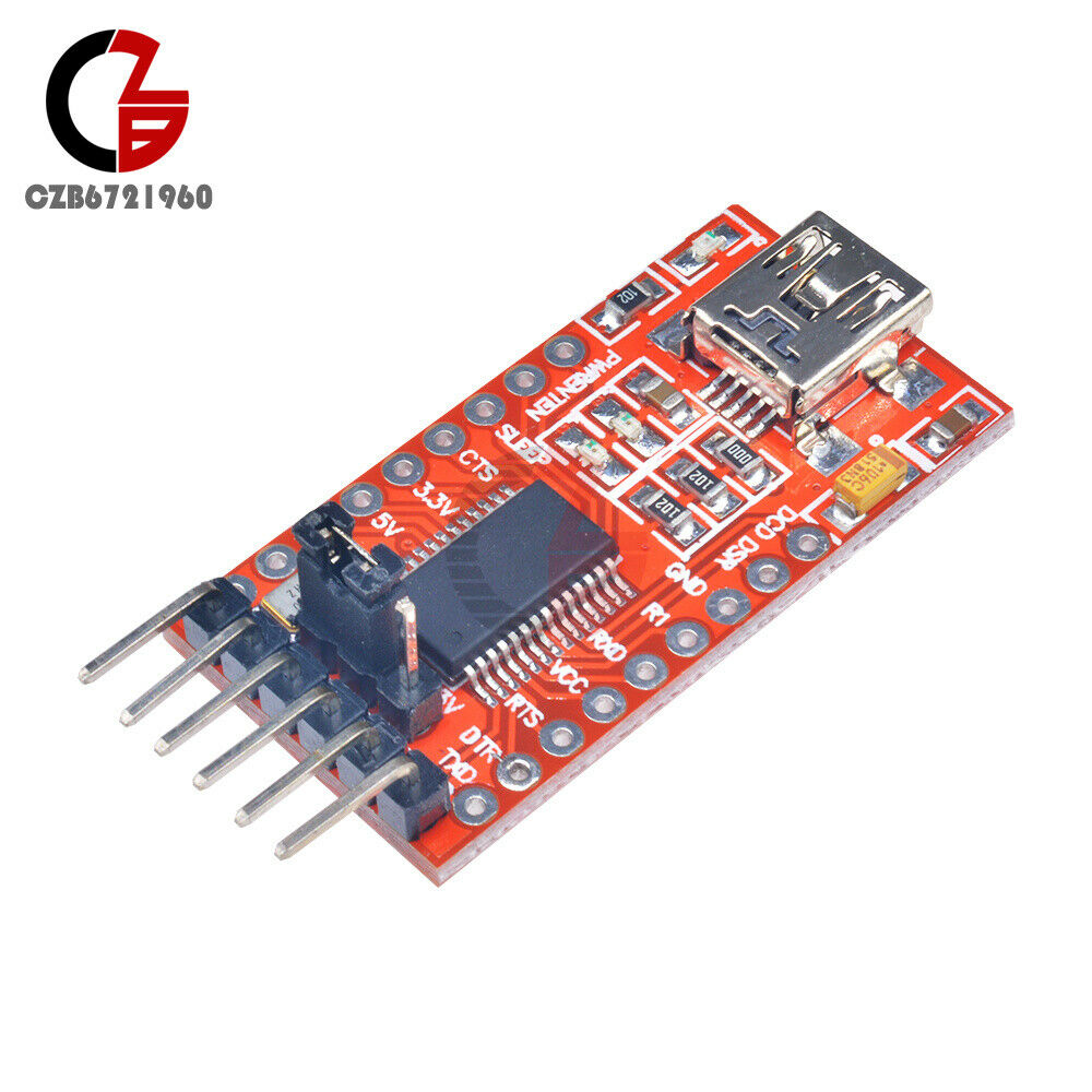 2PCS FT232RL 3.3V 5.5V FTDI USB to TTL Serial Adapter Module F Arduino Mini Port