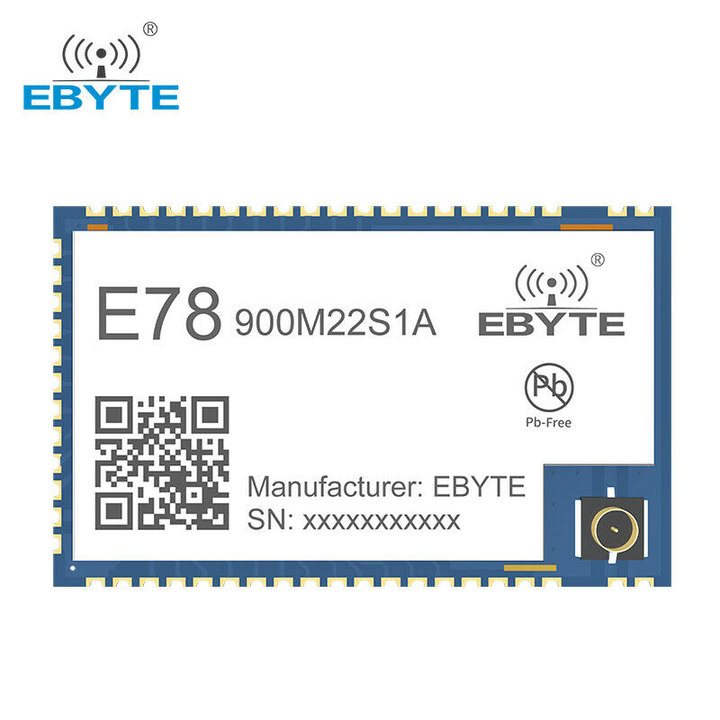 ASR6601 LoRa 850~925MHz SX1262 Soc Wireless Module LowPower LoRaWAN IPEX Antenna
