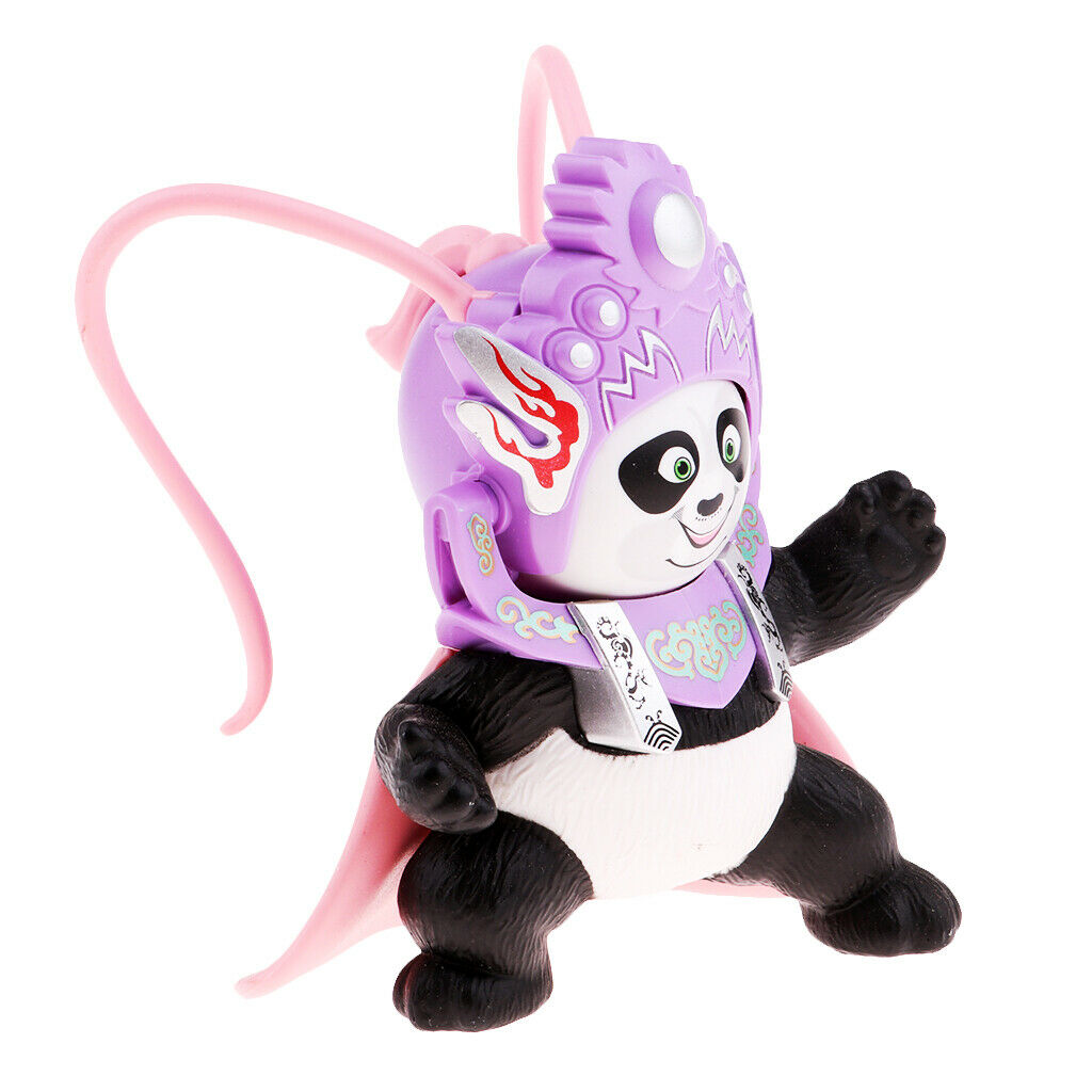 China Culture Nation Creative Chinese Opera Face Change Panda Pink