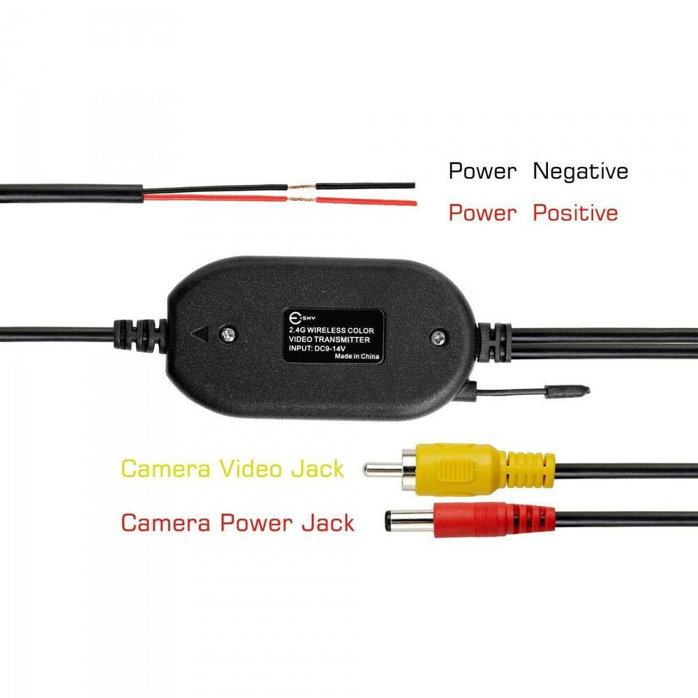 Parking Car Reverse Rear View Backup Camera Kit 7 IR  IP68 Wireless