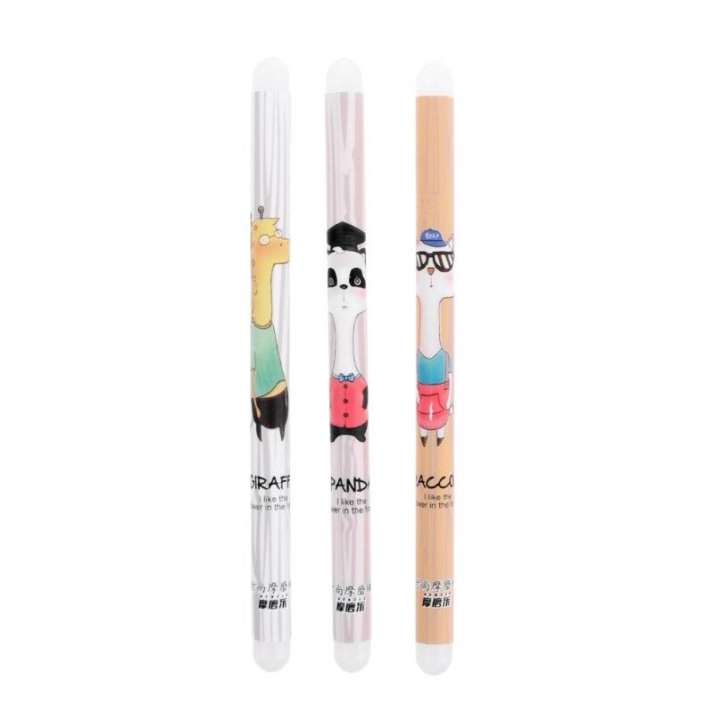 Cartoon Animal Creative Silicon Double Head Friction Eraser For Erasable Gel Pen