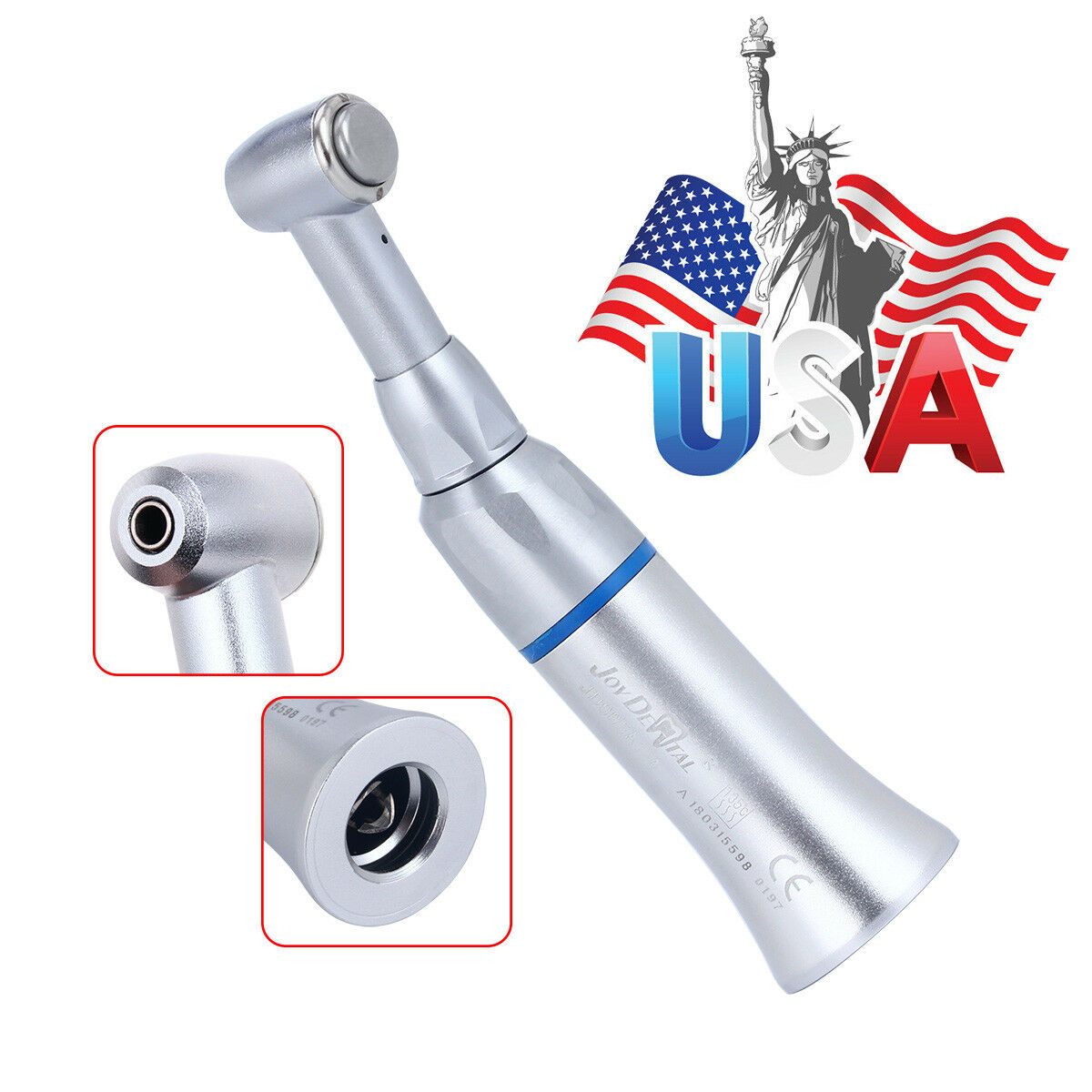 5Pcs NSK Style Dental Low Speed Handpiece Surgical Contra Angle Push Button JD