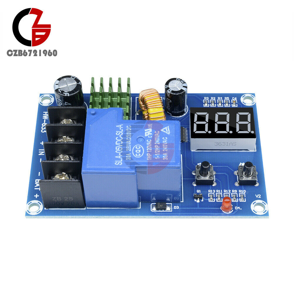 Lead-acid Battery Charger Controller 6-60V Protection Switch 12V 24V 48V XH-M604