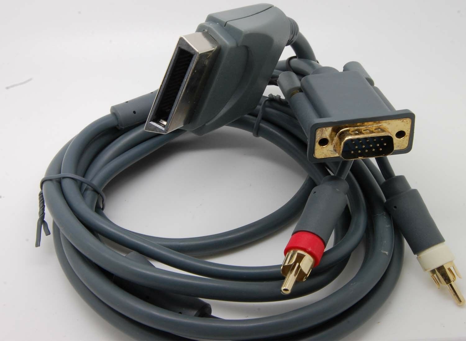 New High Definition HDTV AV VGA Video Cable Cord for Microsoft Xbox 360 x360 c40