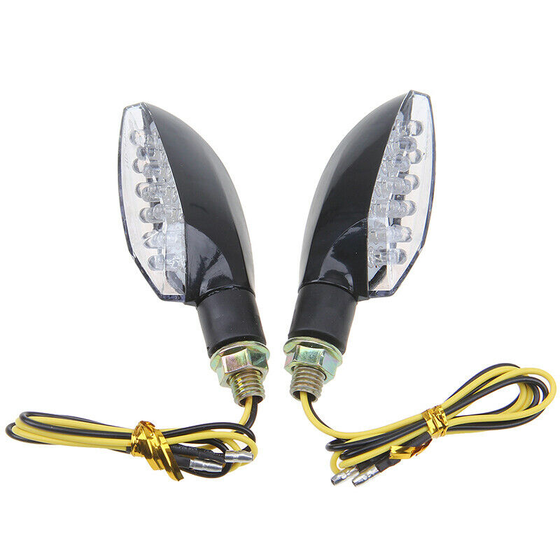 Motorcycle LED Turn Signal Light Indicator Blinker Amber For Yamaha FZ1 YZFR1 R6