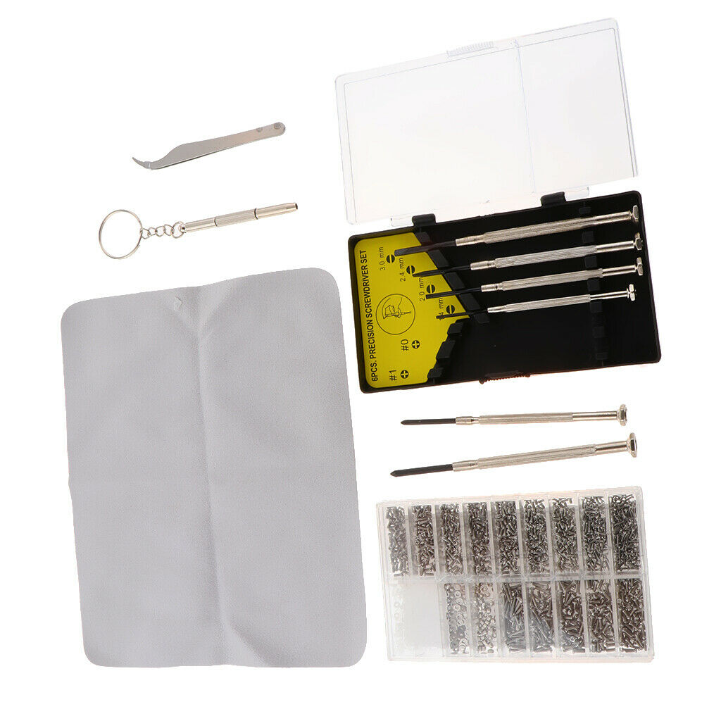 1 Set Eyeglass Repair Kit Screwdriver Repair Tool Kit Watch Repair Kit
