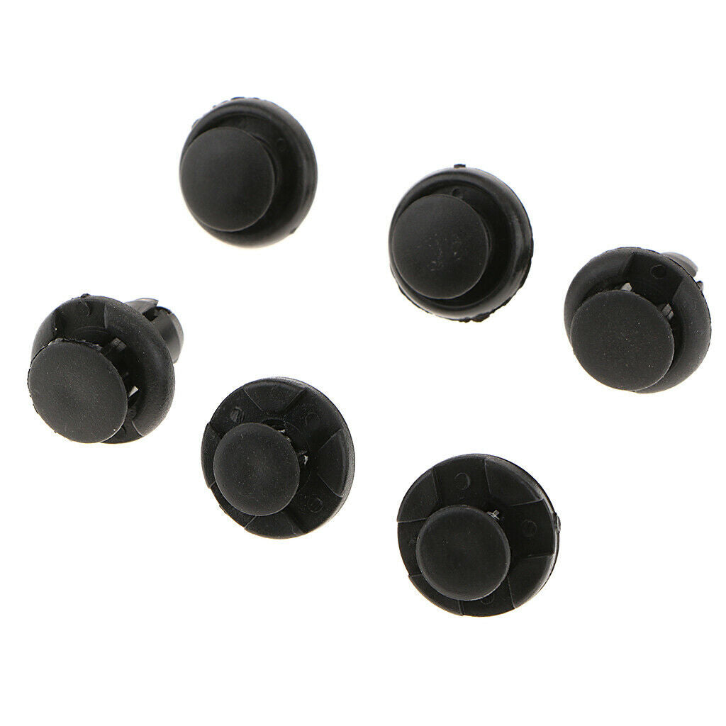 50 Pieces 6 Sizes Car Body Push Pin Rivet Trim Fastener Panel Clip Retainer