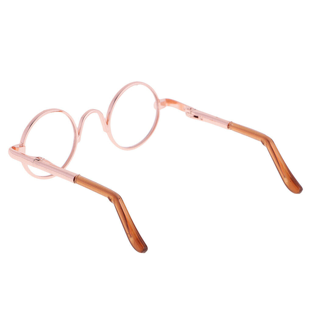 1/3 1:3 BJD Round Glasses Eyewear for SD DOD Clear BJD DIY Accessories Parts