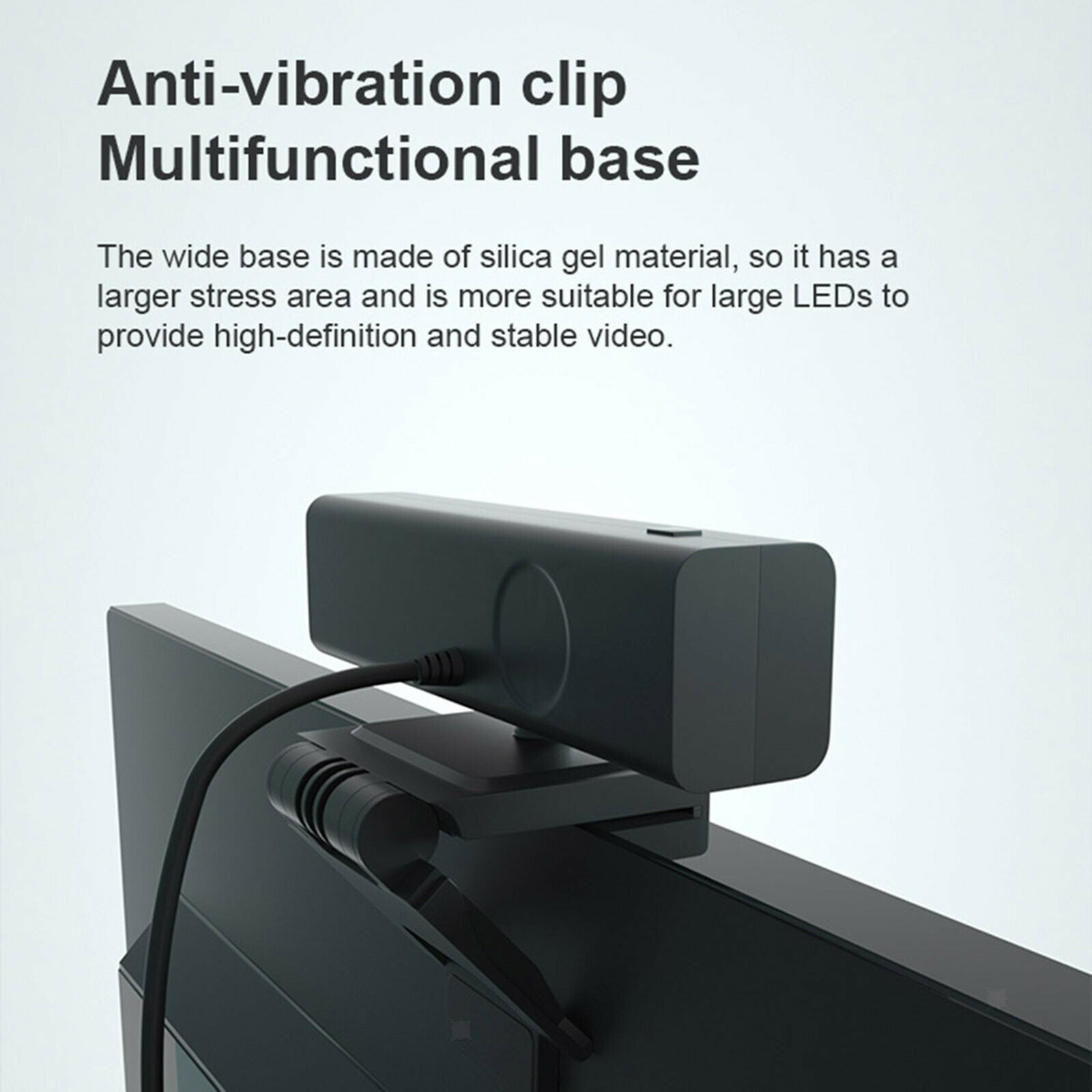 Autofocus Webcam 90-Degree Wide View Angle Adjustable for Windows Laptop