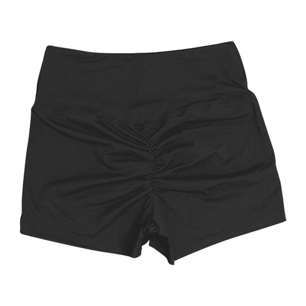 Sexy Stretch Womens Sports Shorts Female Short Pants Black L,Multicolor