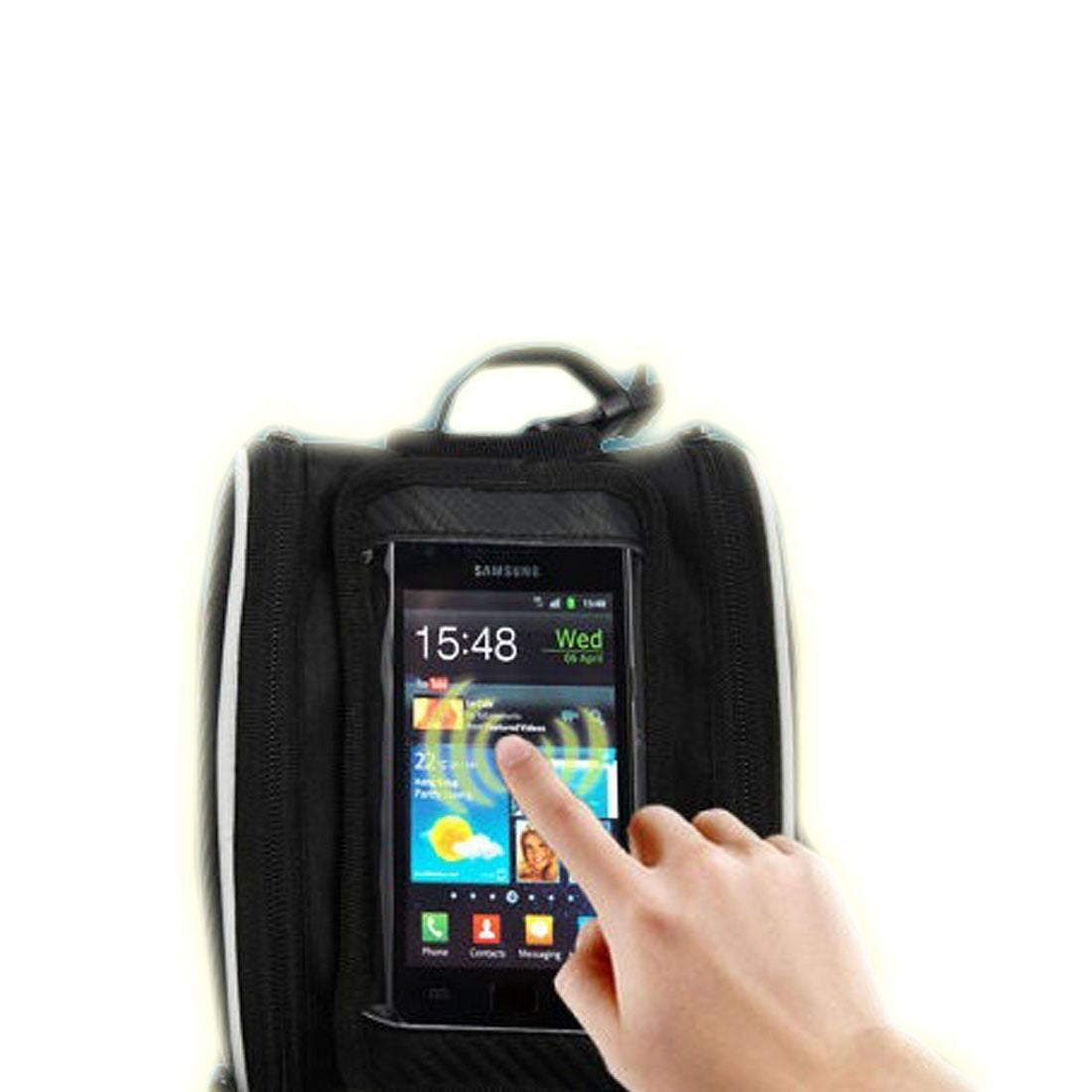 New ROSWHEEL Bicycle Front Tube Frame Bag for Touch Screen Cell Phone Panniers