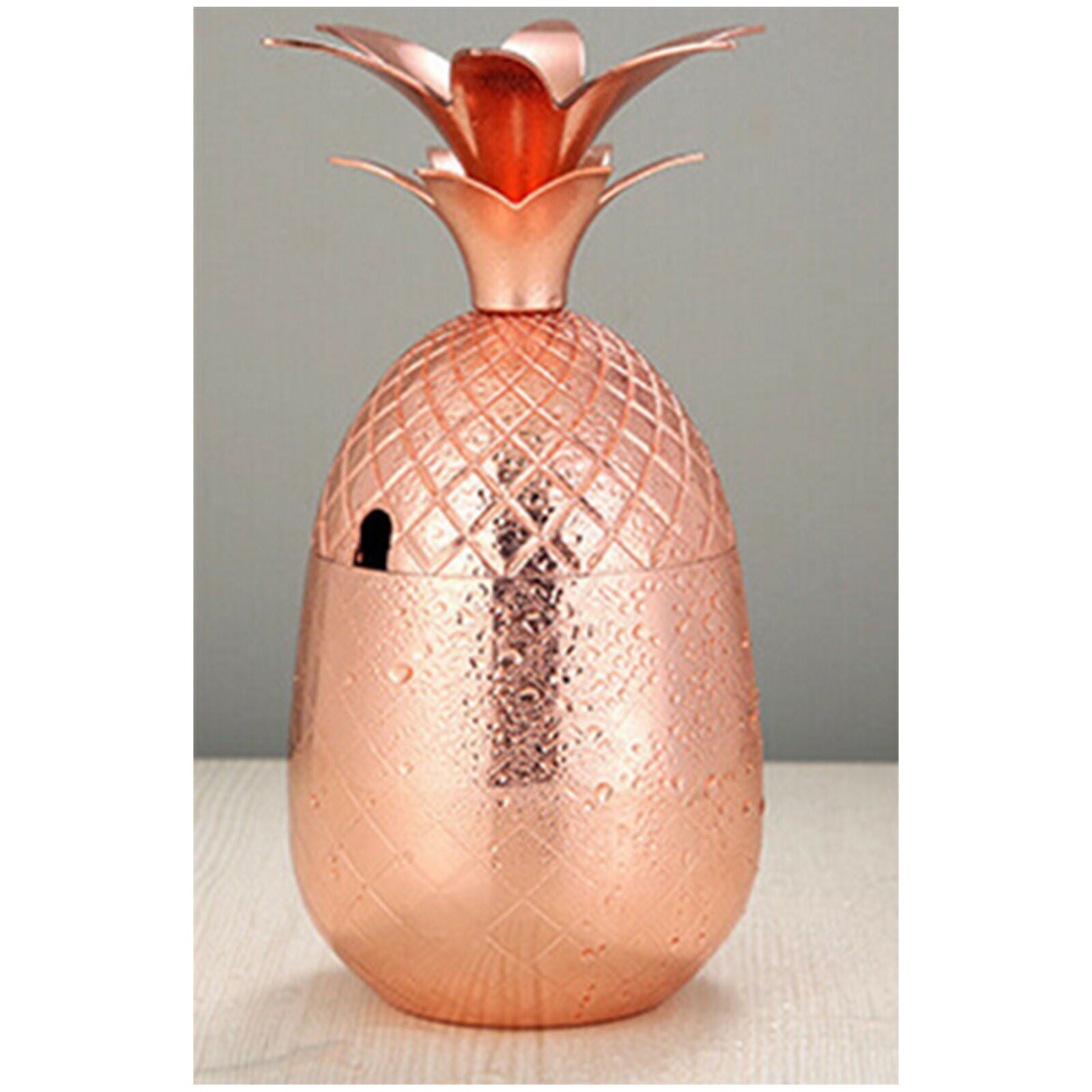 500ml Pineapple Cocktail Cup Tumbler Stainless Steel for Drink Wine Beer Juice