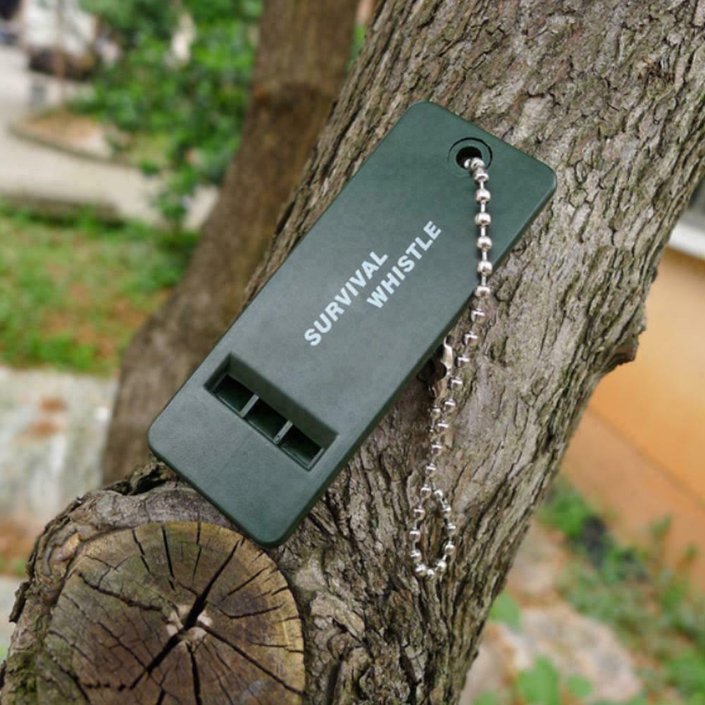 Tri-band Outdoor Survival Whistle For Help Whistle Frequency Treble High J2J0