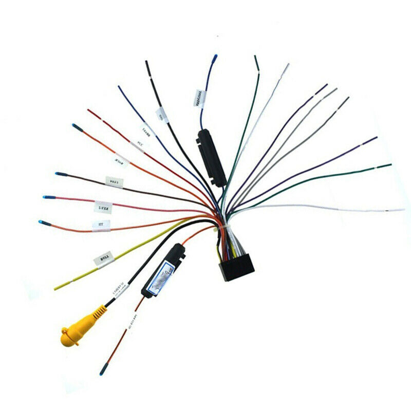 Universal Car Radio Cable 20P Power Cable Harness Plug for dvd Multimedia New
