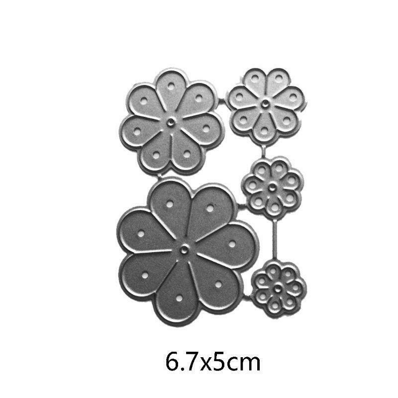Flower Petals Metal Cutting Dies Stencil Scrapbooking DIY Album Stamp Paper Card